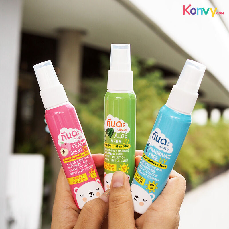 Kanda Fragrance Free Anti-Pollution and UV Mist 45ml