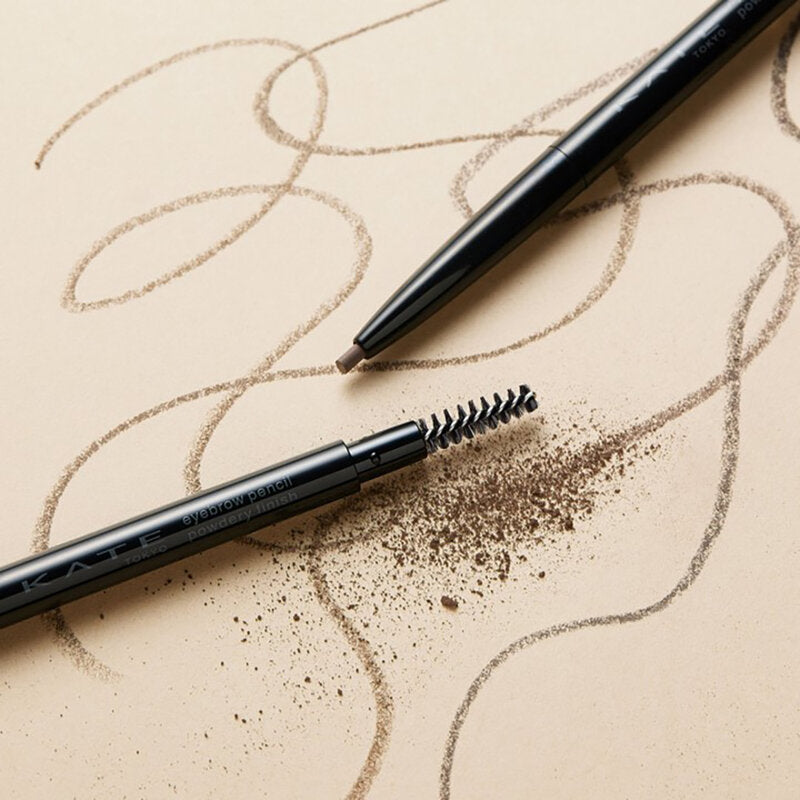 KATE Eyebrow Pencil (Powdery Finish) 0.24g #02 Olive Brown