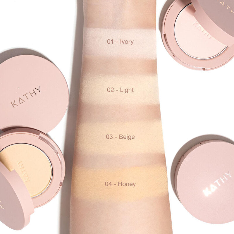 KATHY AMREZ Onstage Perfect Skin Powder 4g #01 Ivory