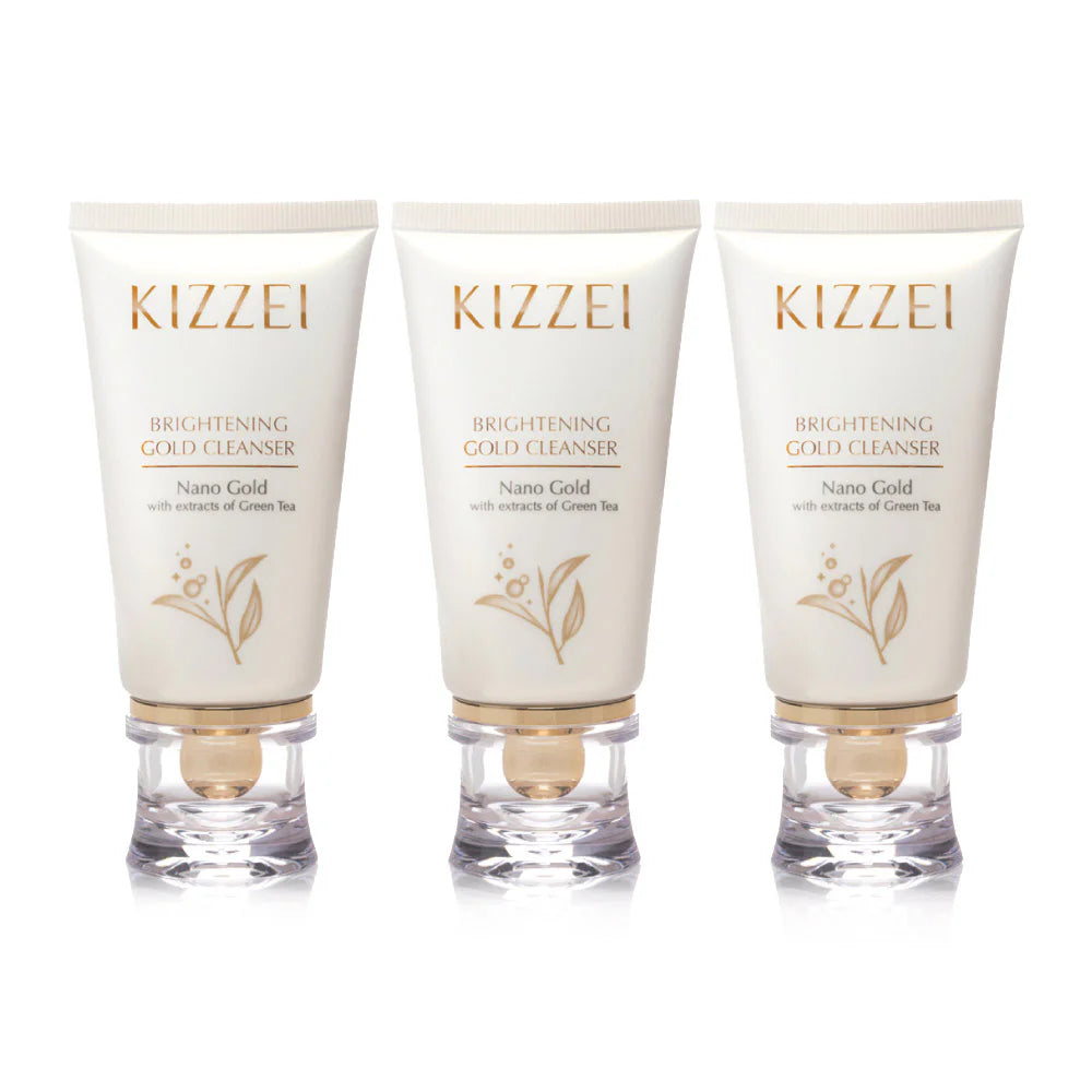 Kizzei Brightening Gold Cleanser 60g x 3pcs