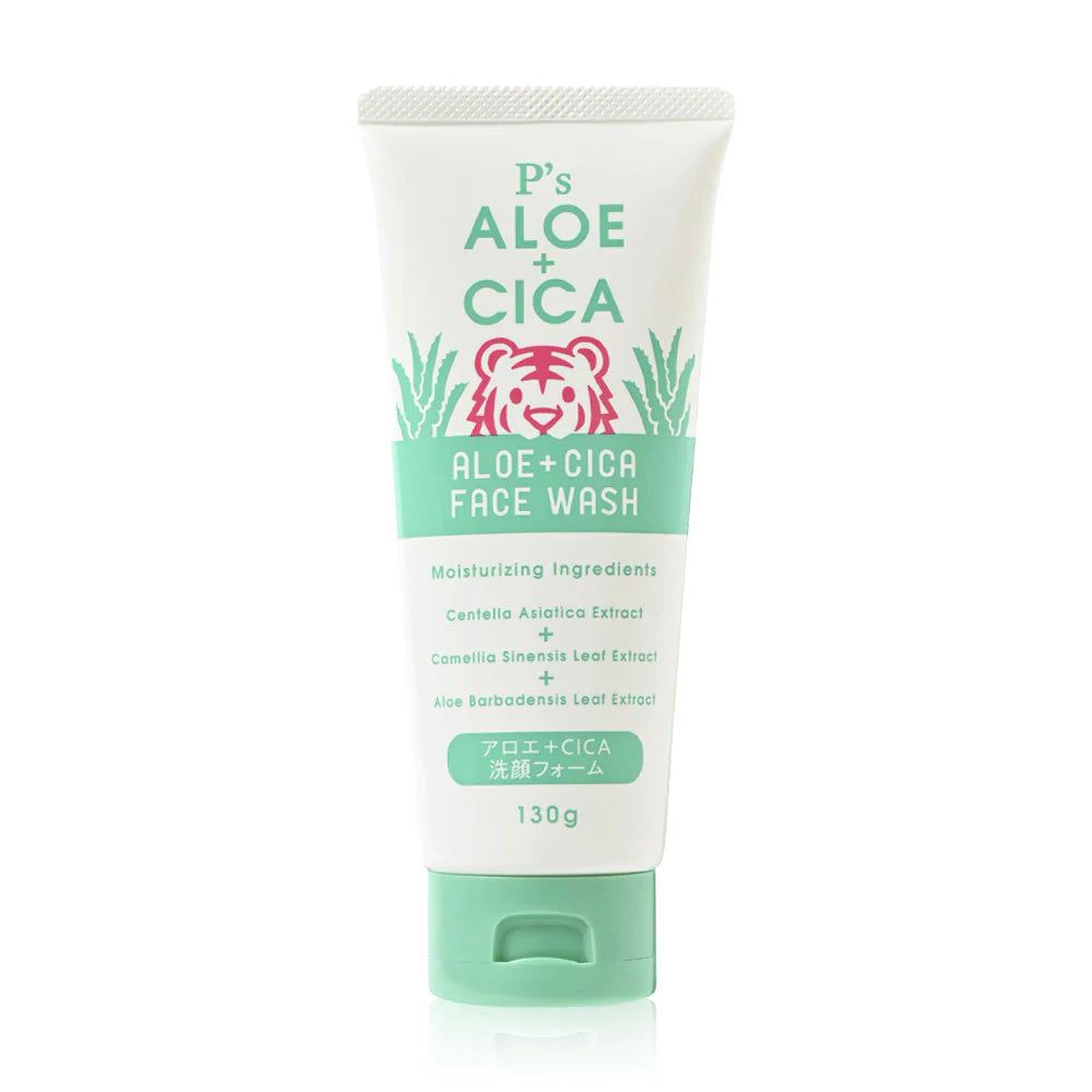 Kumano P's Aloe + Cica Face Wash 130g