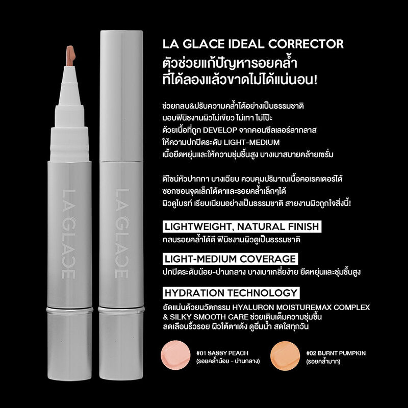 LA GLACE Ideal Corrector 4.5g #02 Burnt Pumpkin