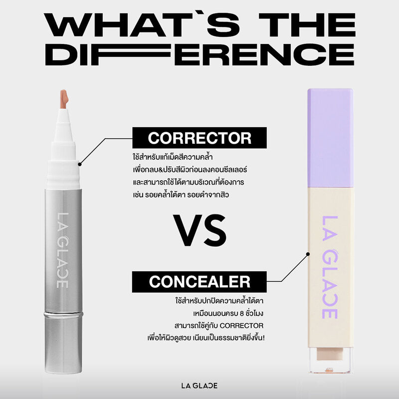 LA GLACE Corrector - Sassy Peach 4.5g - Beauty Buddy