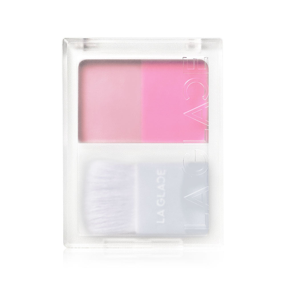 LA GLACE Powder Blush - Two Tone #03 Baebiedoll Brat - Beauty Buddy