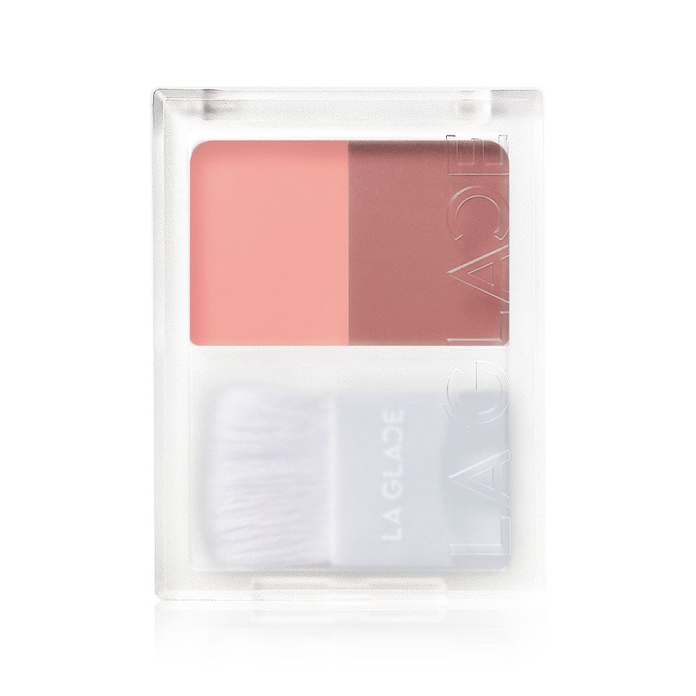 LA GLACE Powder Blush - Two Tone #05 Mantra - Beauty Buddy