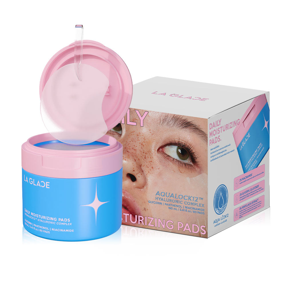LA GLACE Daily Moisturizing Pads Aqualock12 160ml [80 Pads]
