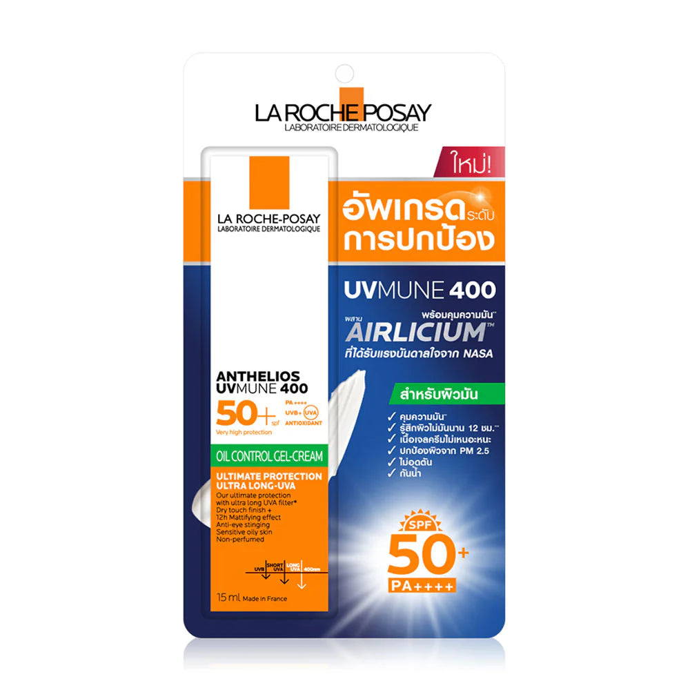 La Roche-Posay Anthelios UVMUNE400 Oil Control Gel Cream SPF50+ PA+++ 15ml