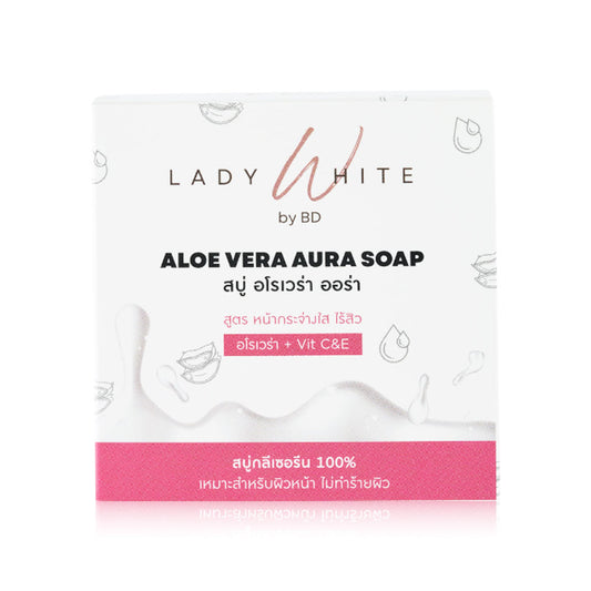 Lady White Aloe Vera Aura C&E Acne Soap 70g