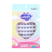 LashybaeLUV Self-Adhesive Eyelashes Heart Beat 48pcs #Black