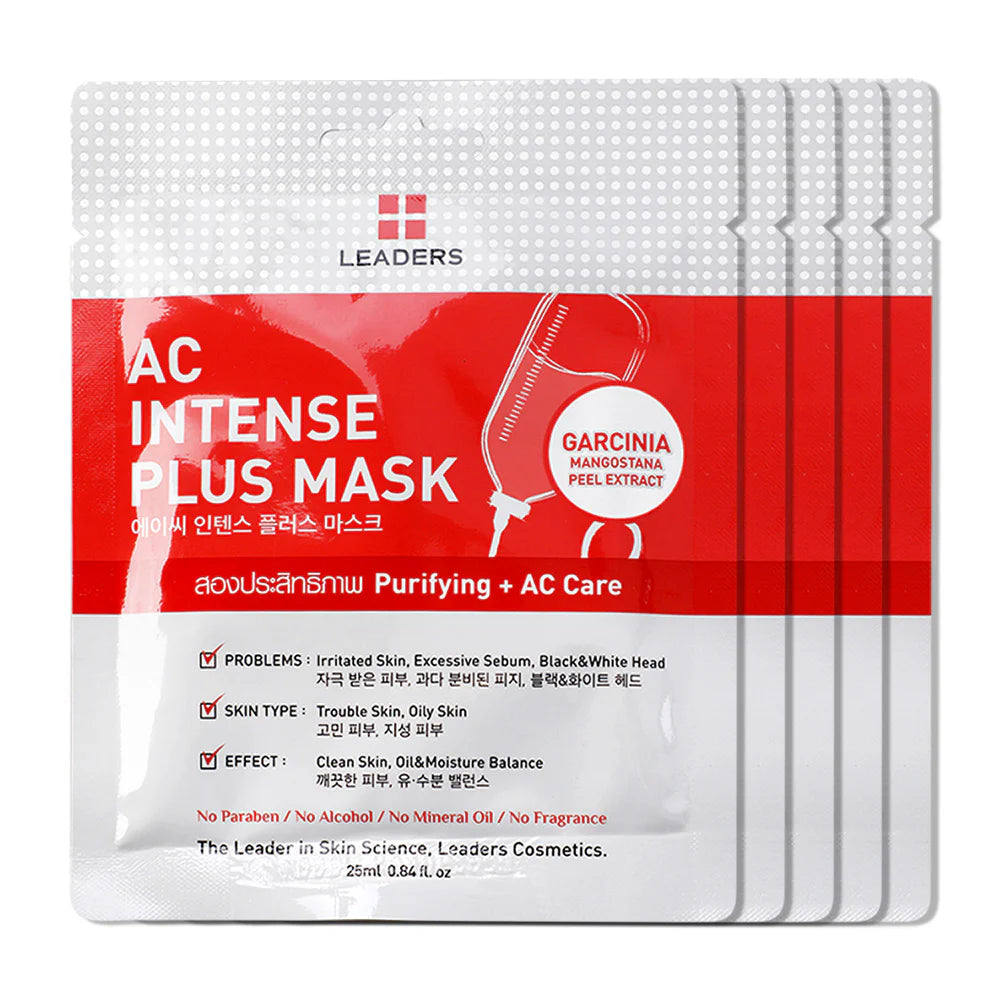 Leaders AC Intense Plus Mask 25ml x 5 Sheets
