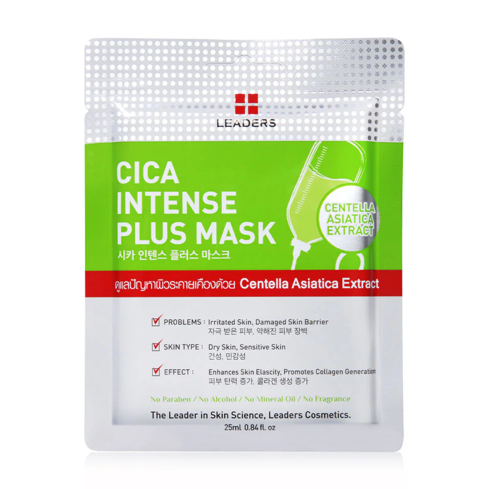 Leaders Cica Intense Plus Mask Sheet Mask 25ml