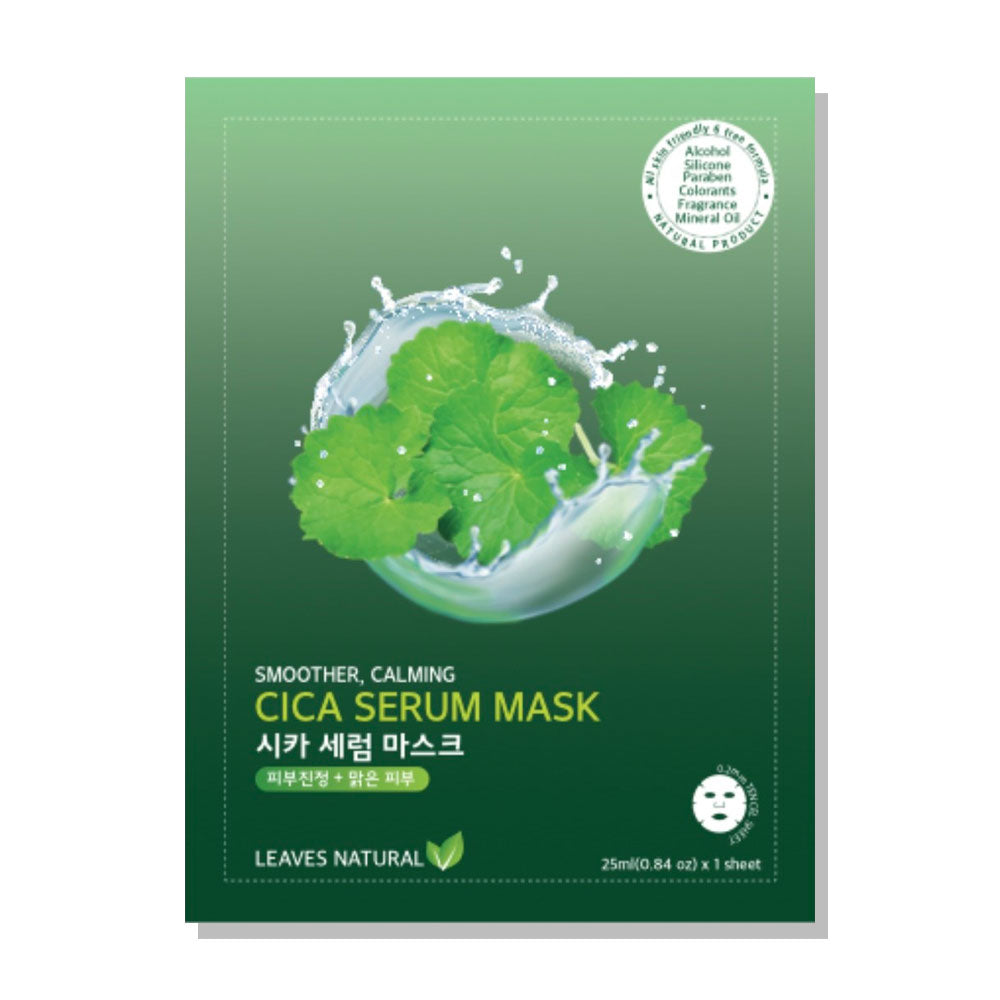 Leaf Natural Cica Serum Mask 25ml