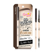 Lemon Me Eyebrow Pencil - Mocha Shade, Auto-Cut Tip - Beauty Buddy