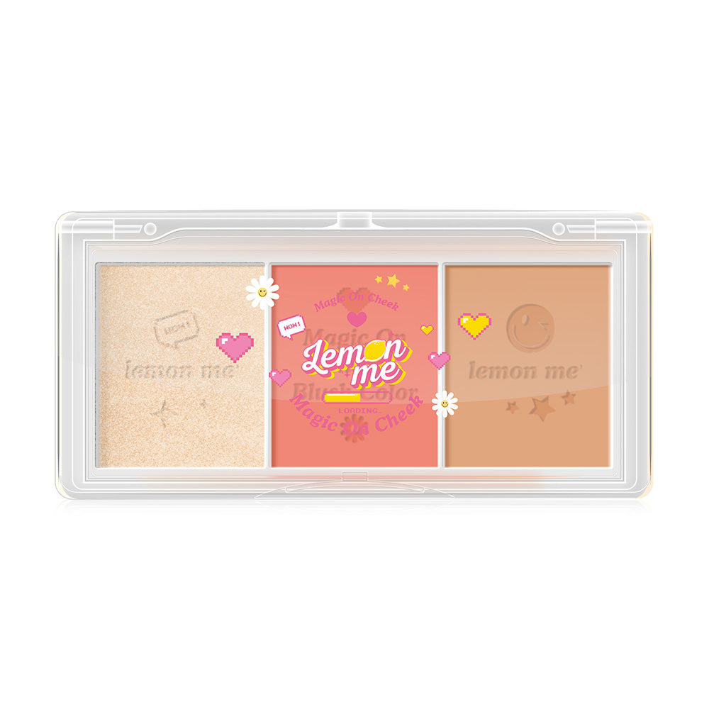 Lemon Me Magic On Cheek Blush Color 13g - #01 Pink Blossom