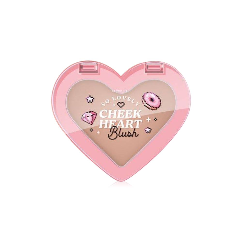 Lemon Me So Lovely Cheek Heart Blush 3.2g - #04 Lovely Old Rose