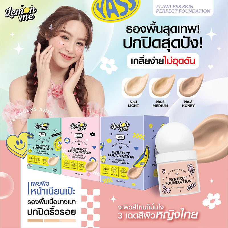 Lemon Me Foundation - Flawless Skin Formula #01 Light - Beauty Buddy