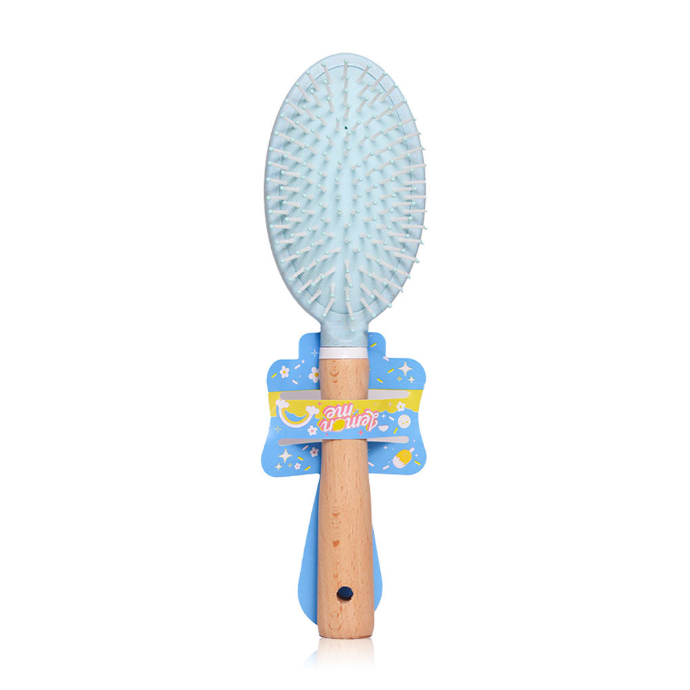 Lemon Me Paddle Comb - Blue with Soft Bristles - Beauty Buddy