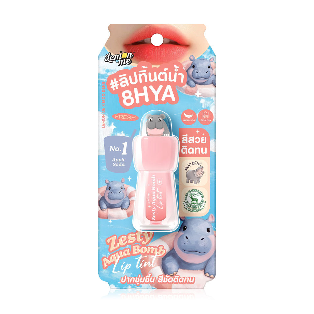 Lemon Me Aqua Bomb Lip Tint 2.6g - #01 Apple Soda Lubricating
