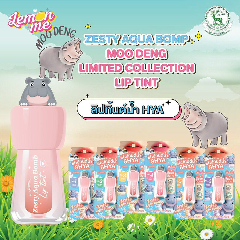 Lemon Me Lip Tint - Aqua Bomb Apricot Soda 2.6g - Beauty Buddy