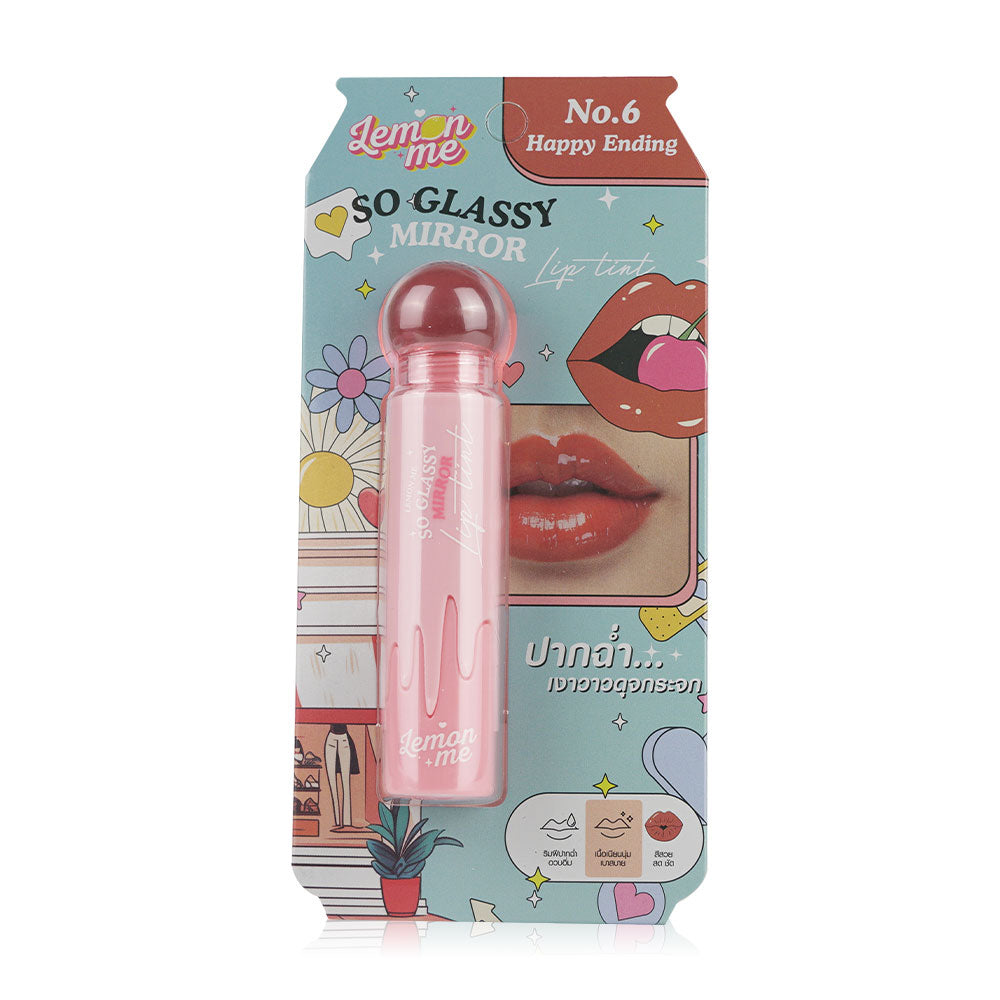 Lemon Me So Glassy Mirror Lip Tint 3.20g - #06 Happy Ending