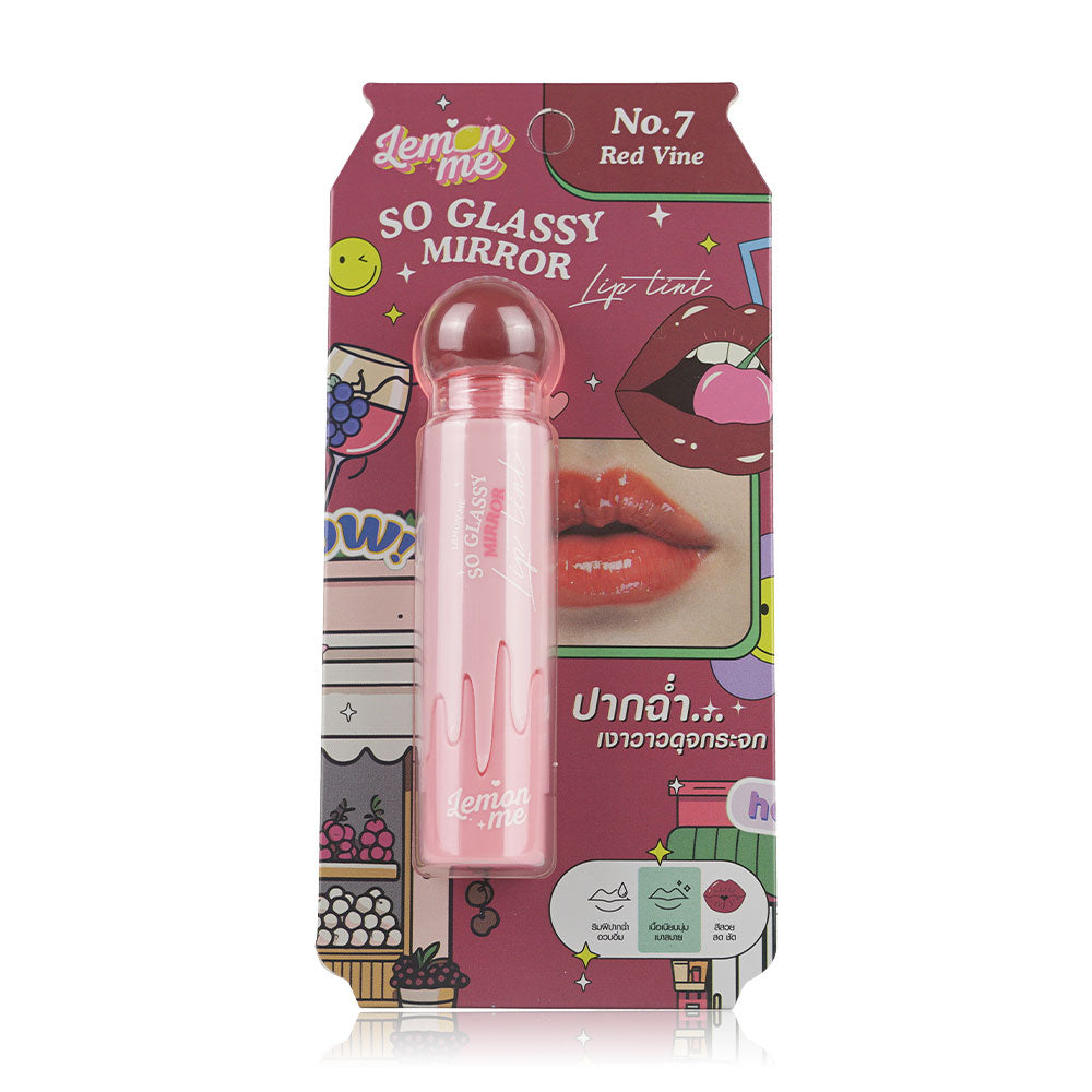 Lemon Me So Glassy Mirror Lip Tint 3.20g - #07 Red Vine