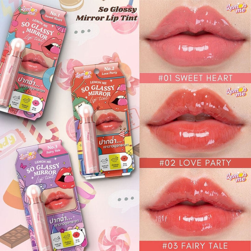 Lemon Me So Glassy Mirror Lip Tint 3.20g #09 Drama Movie