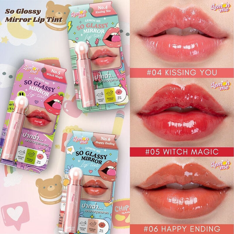 Lemon Me So Glassy Mirror Lip Tint 3.20g #09 Drama Movie