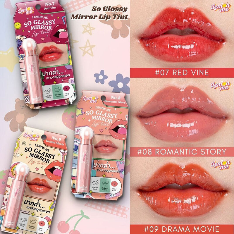 Lemon Me So Glassy Mirror Lip Tint 3.20g #09 Drama Movie