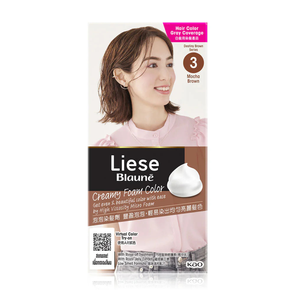 Liese Blaune Creamy Foam Color 108g #Mocha Brown