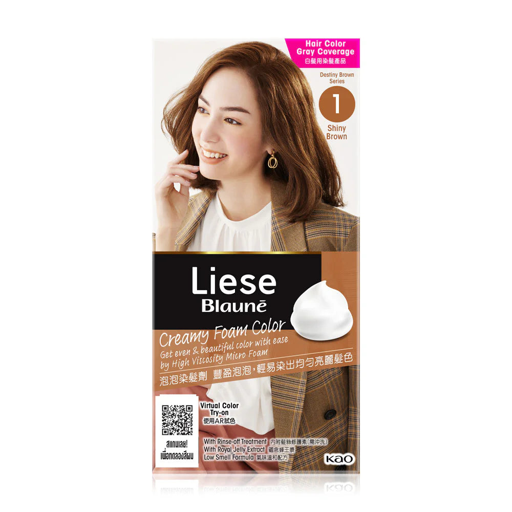 Liese Blaune Creamy Foam Color 108g - Shiny