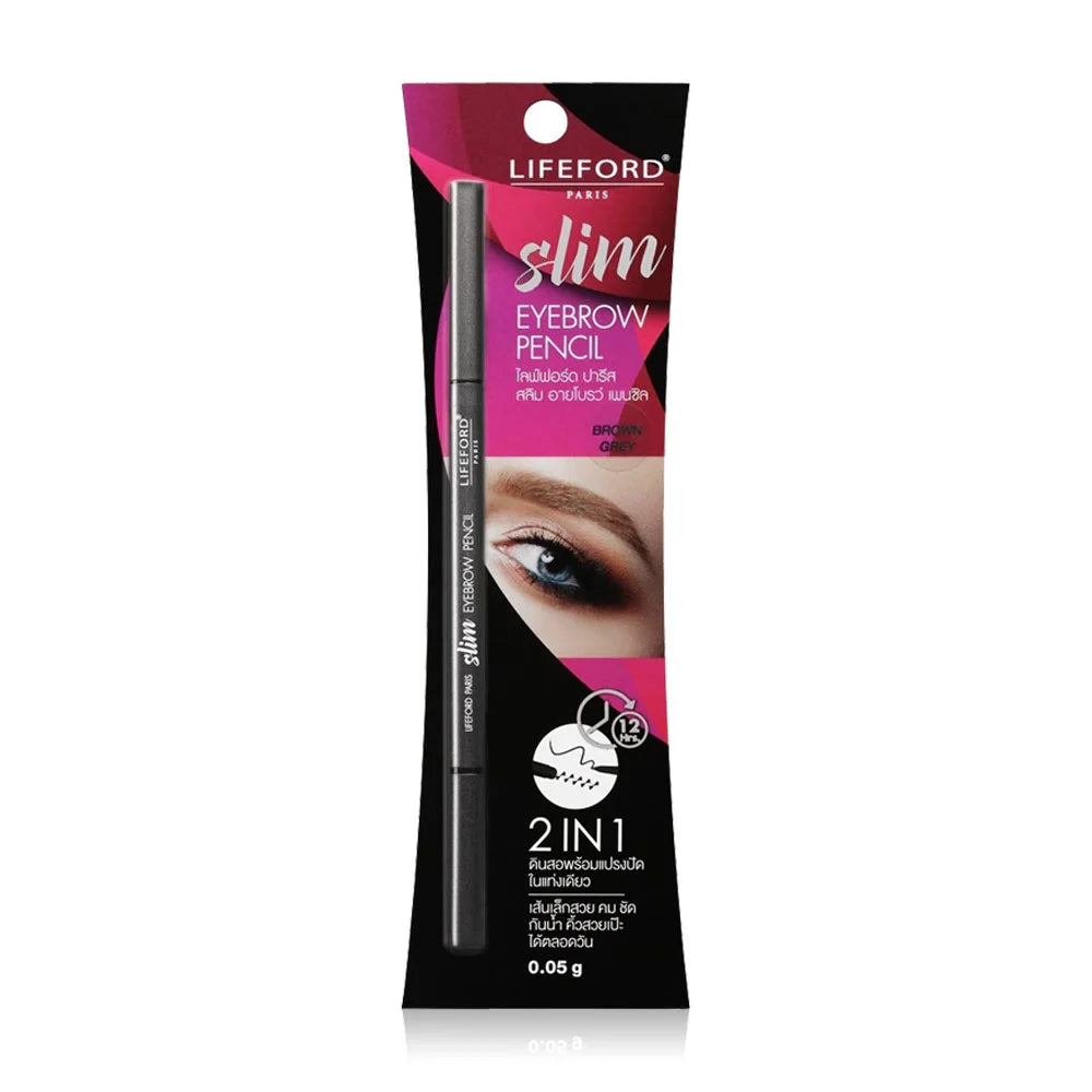Lifeford Paris Slim Eyebrow Pencil 0.05g #Brown Gray