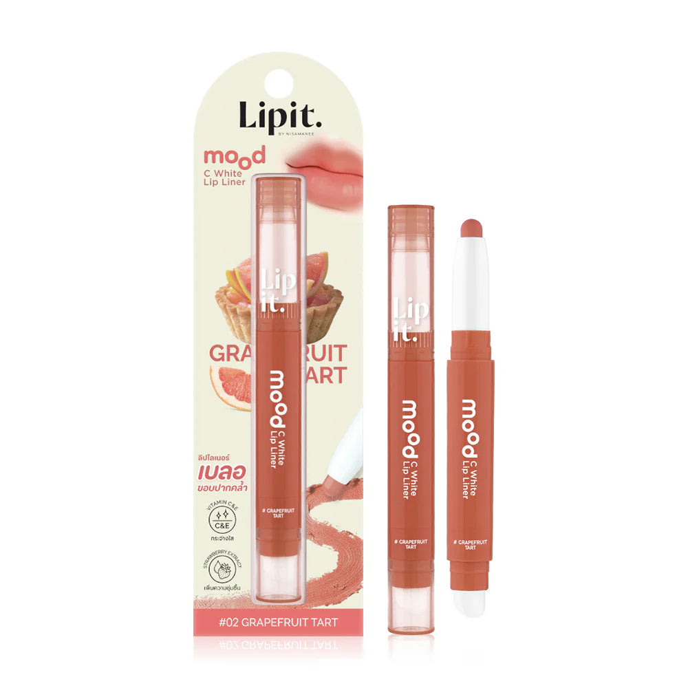 Lip It Mood C White Lip Liner 0.55g #02 Grapefruit Tart