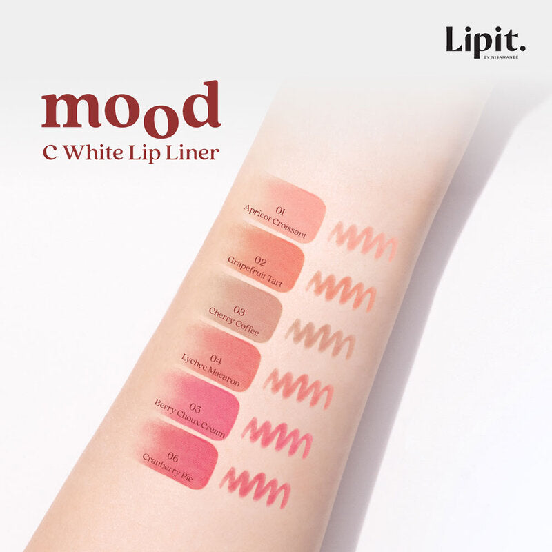 Lip It Mood C White Lip Liner 0.55g #04 Lychee Macaron