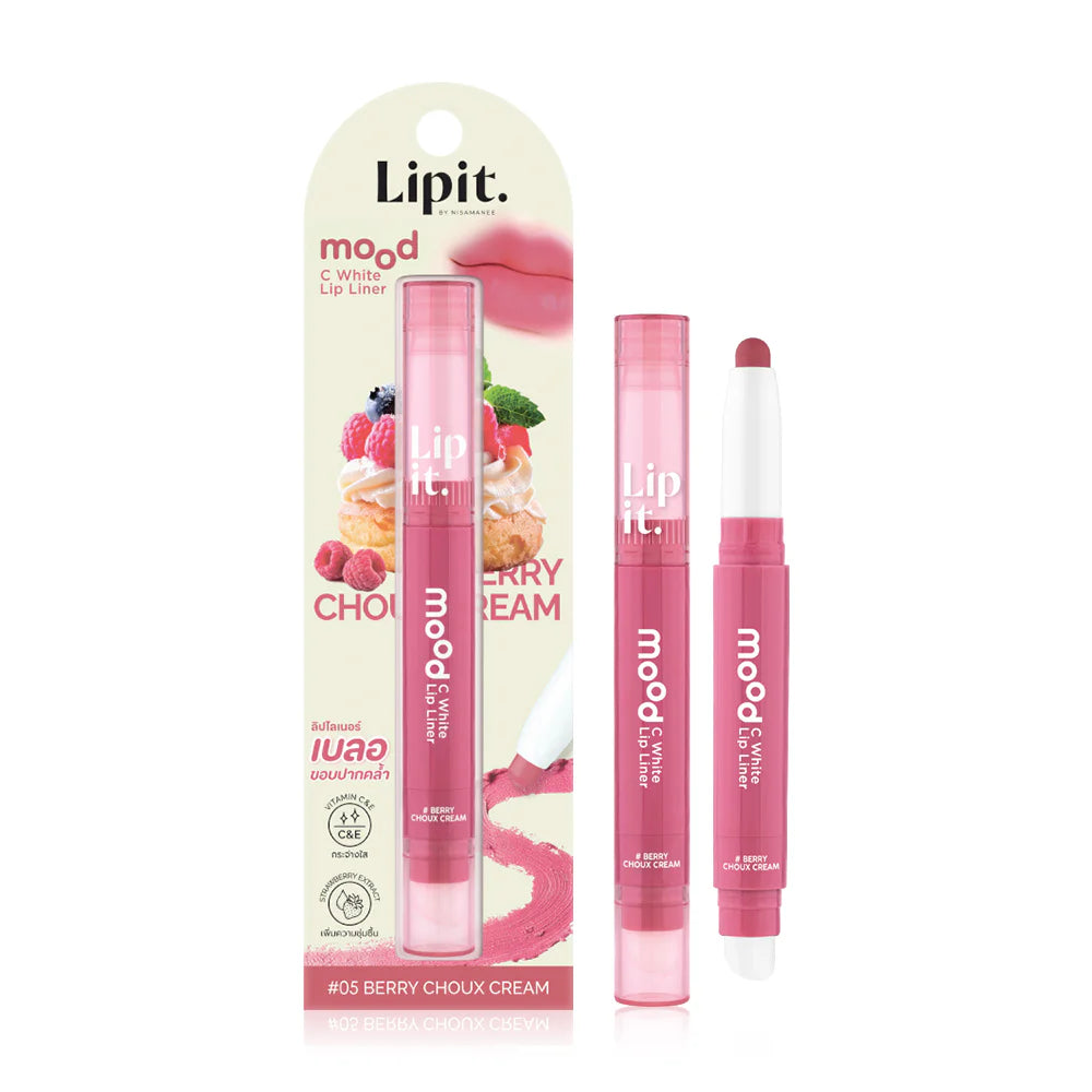 Lip It Mood C White Lip Liner 0.55g #05 Berry Choux