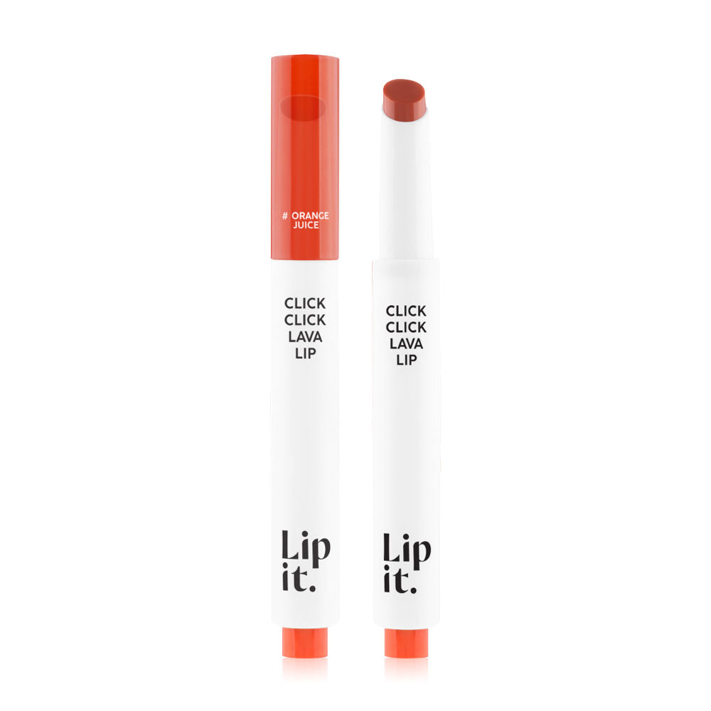 Lip It Lip Balm - Click Click Lava #07 Orange Juice - Beauty Buddy