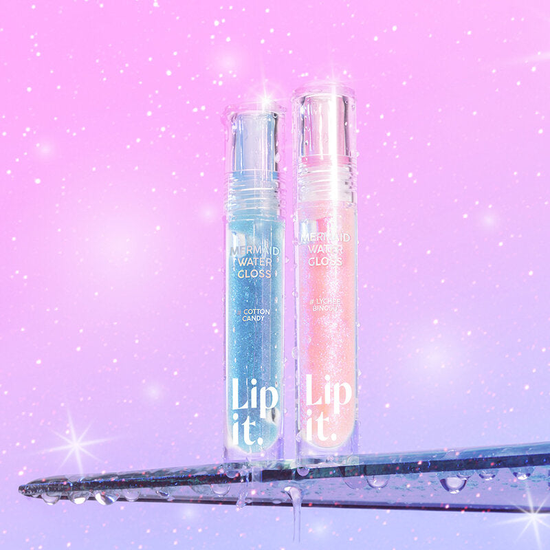 Lip It Lip Gloss - Mermaid Water Cotton Candy - Beauty Buddy
