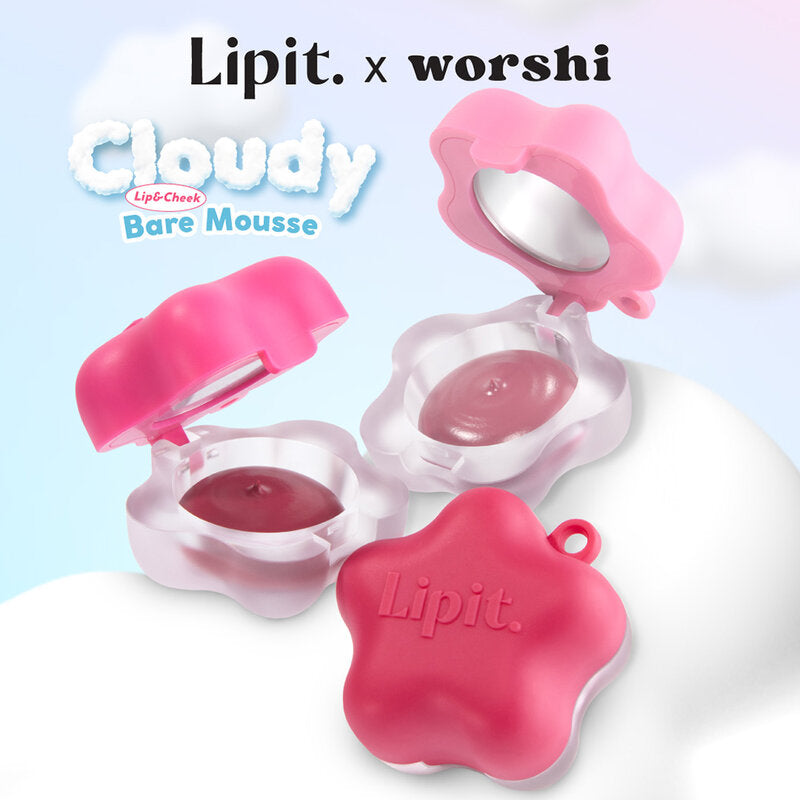 Lip It Cloudy Lip & Cheek Bare Mousse 4.5g #06 Merry Berry