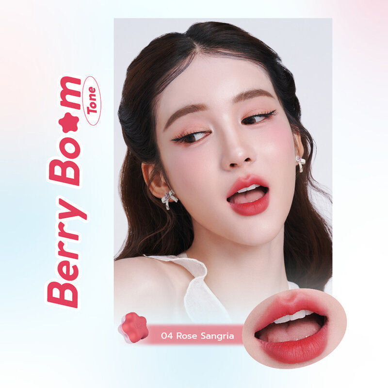 Lip It X Worshi Cloudy Lip & Cheek Bare Mousse 4.5g #04 Rose Sangria