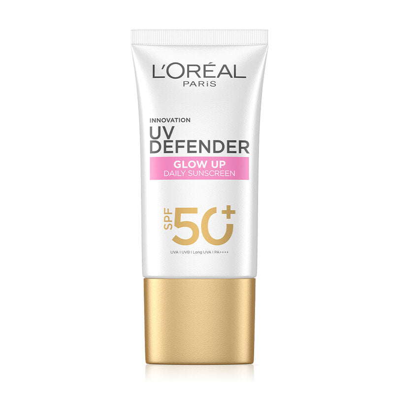 L'Oreal Paris UV Defender Glow Up SPF50+/PA++++ Long UVA 50ml