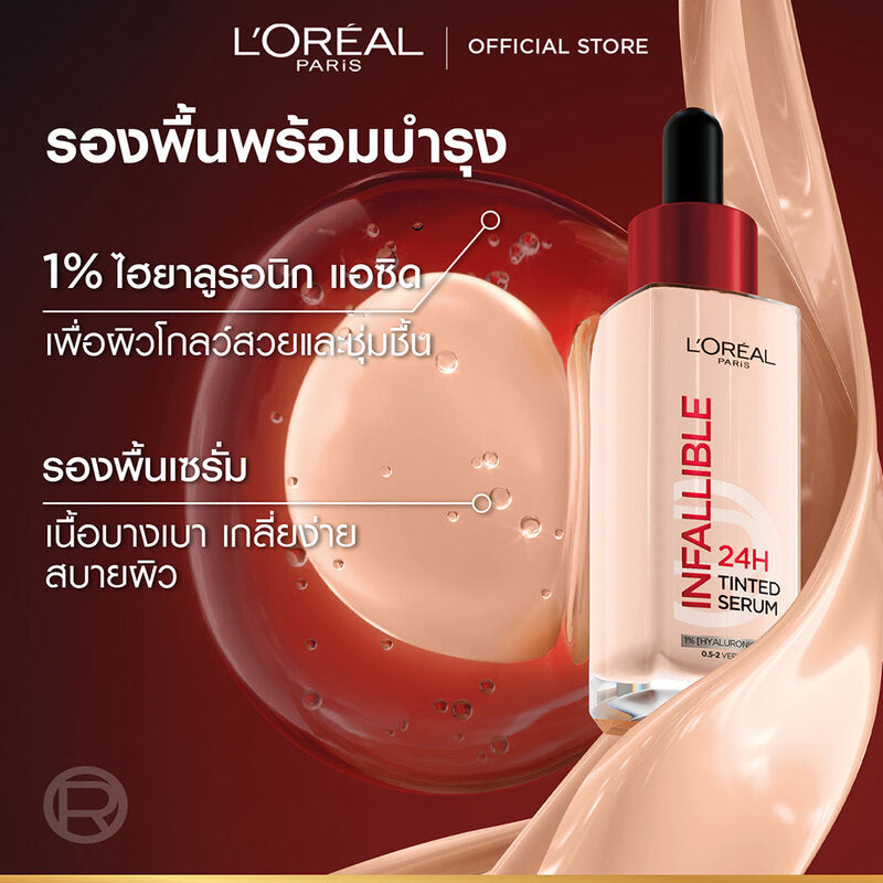 L'Oreal Paris Infallible 24H Tinted Serum 30ml #0.5-2