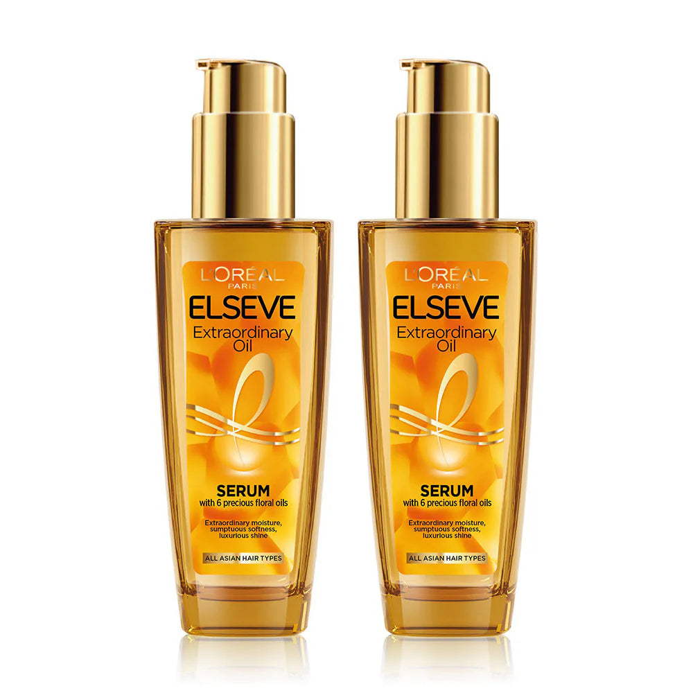 L'Or≈Ωal Paris Elseve Extraordinary Oil For All Hair Types 100ml x 2pcs