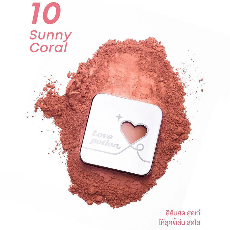 LOVE POTION Starry Blush Powder 2.8g #10 Sunny Coral