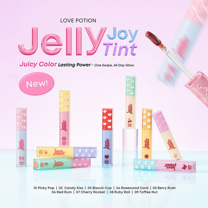 LOVE POTION LOVE POTION Jelly Joy Tint 2.5g #04 Rosewood Card