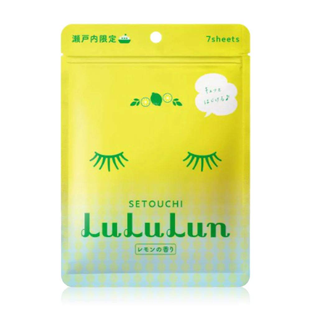 LuLuLun Premium Setouchi Lemon Face Mask 108ml [7 Sheets]