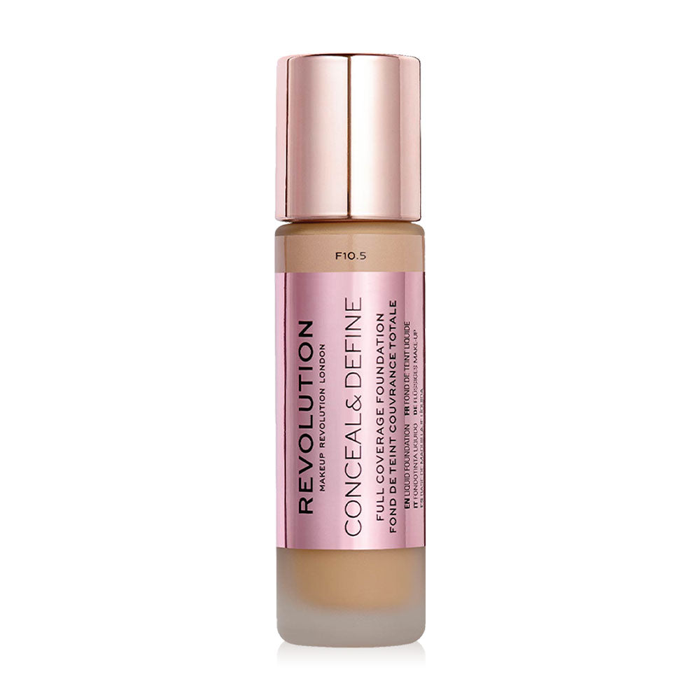 Makeup Revolution Conceal & Define Full Coverage Foundation 23ml - #F10.5