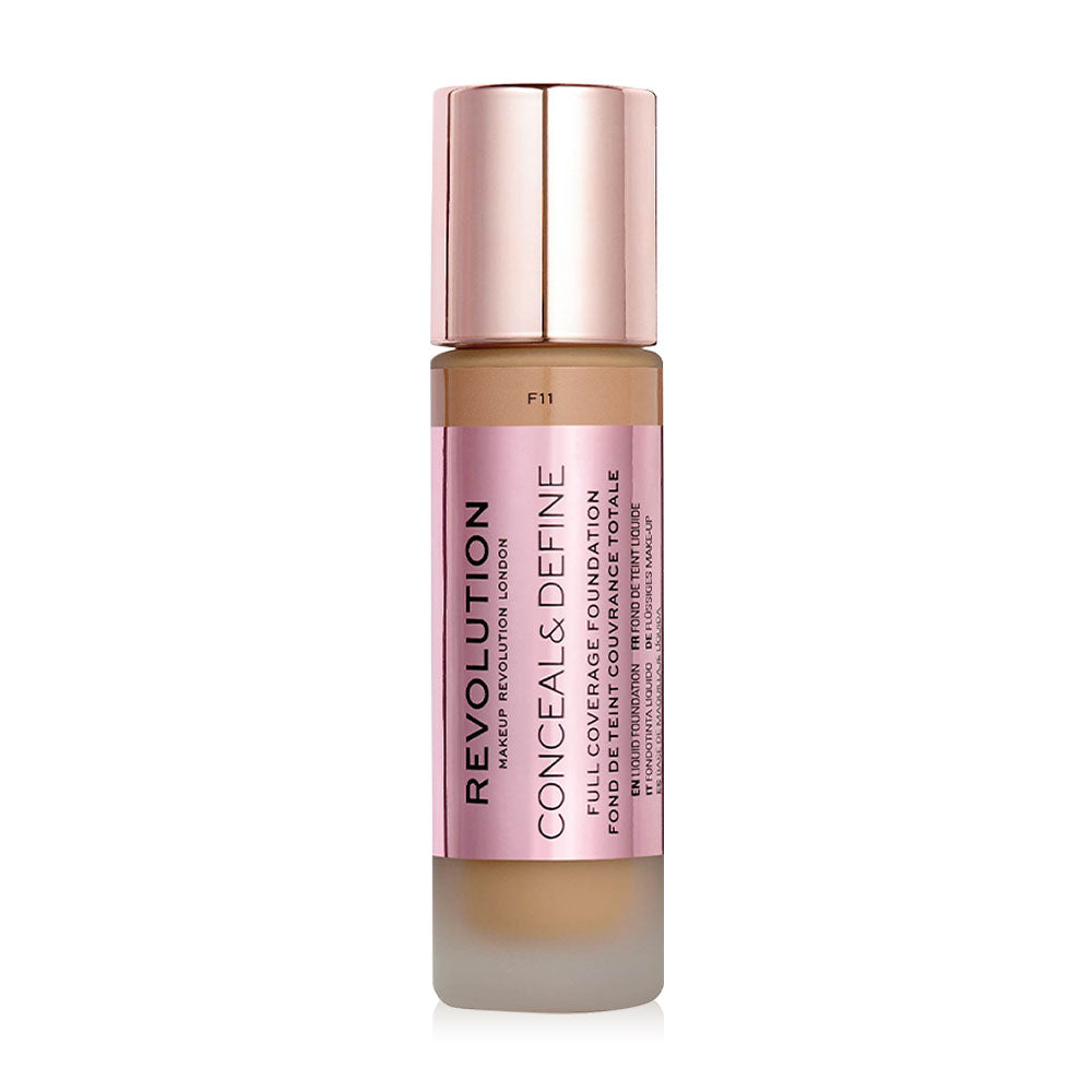 Makeup Revolution Conceal & Define Full Coverage Foundation 23ml - #F11
