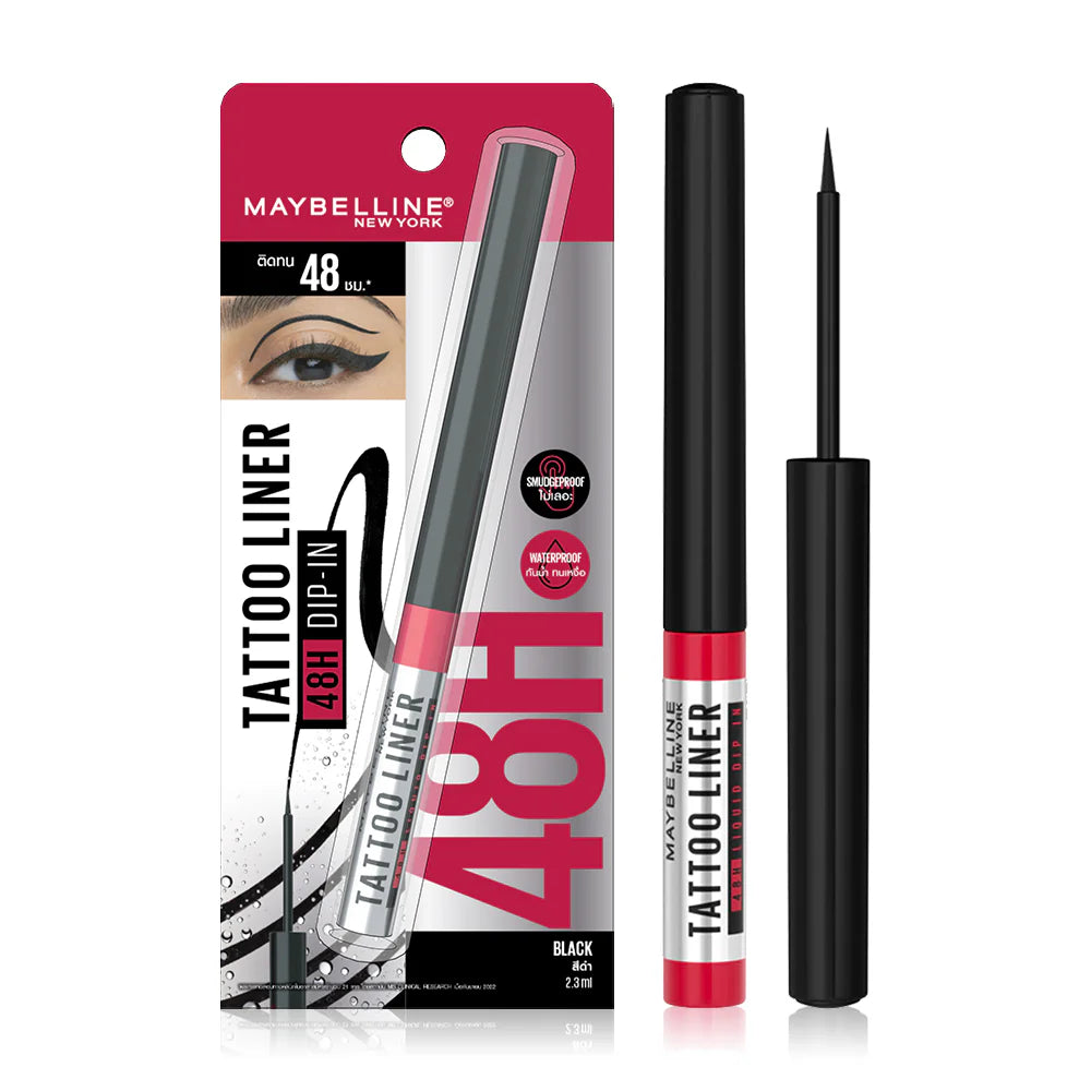 Maybelline New York Tattoo Liner 48H Dip In #Extreme Black