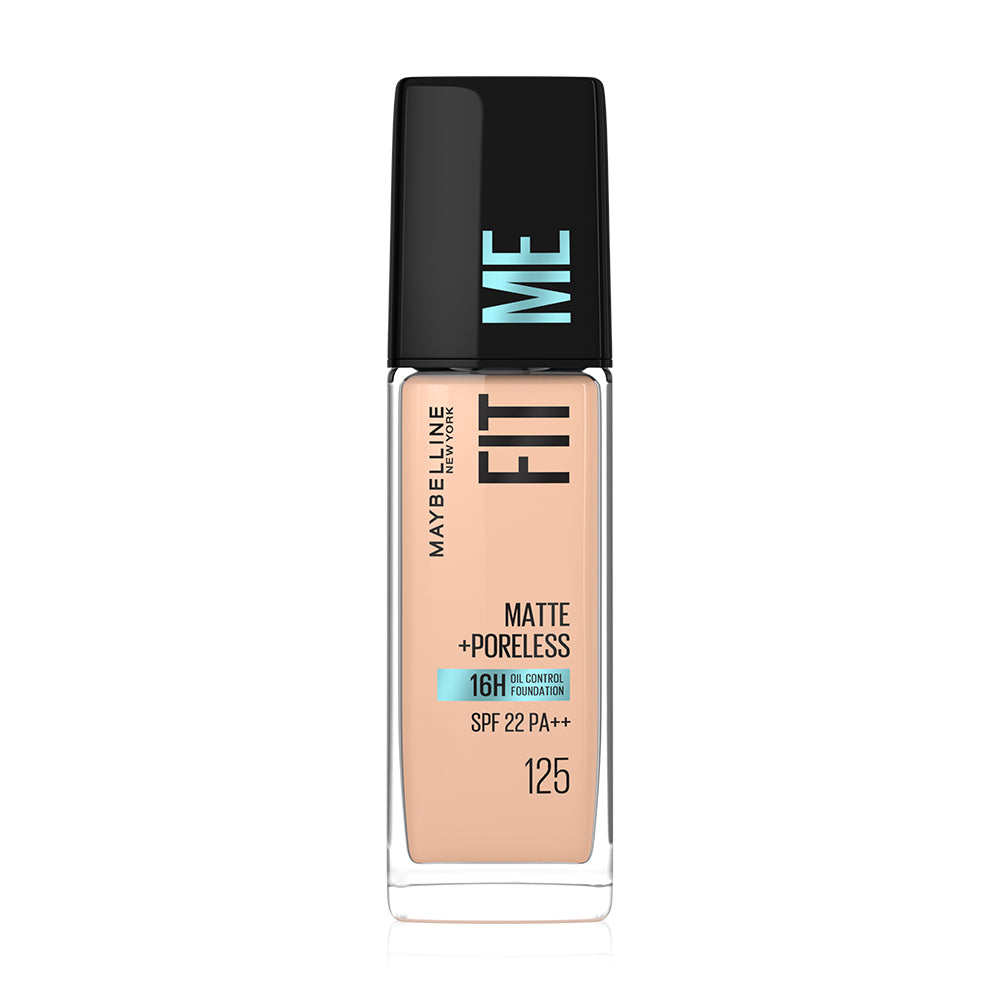 Maybelline New York Fit Me Matte And Poreless Liquid Foundation 30ml #125