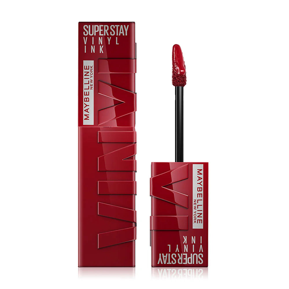 Maybelline New York Superstay Vinyl Ink Longwear Liquid Lipcolor Up to 16 Hours Wear 4.2ml - #10 Lippy