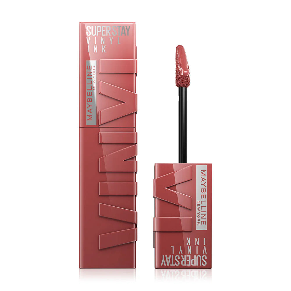 Maybelline New York Superstay Vinyl Ink Longwear Liquid Lipcolor Up to 16 Hours Wear 4.2ml - #115 Peppy